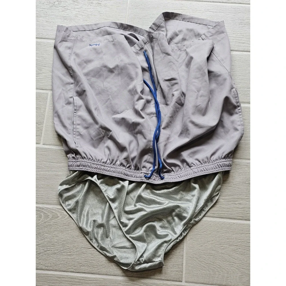Huk Men's Size L Gray Fishing Swim Shorts 34W 5